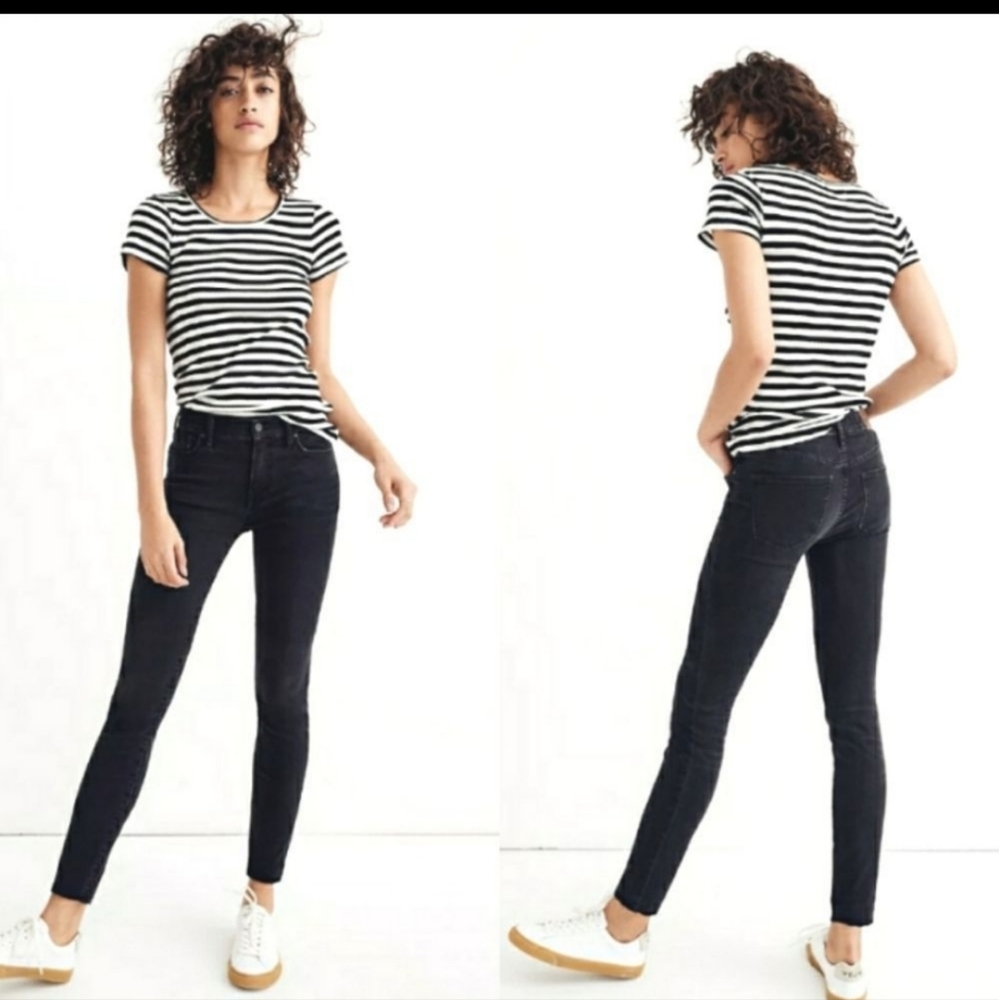 Madewell 9" High-Rise Skinny Jeans in Lunar